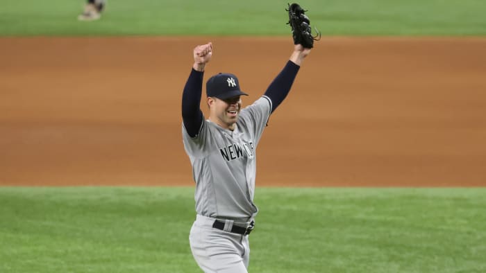 Yankees pitcher Corey Kluber
